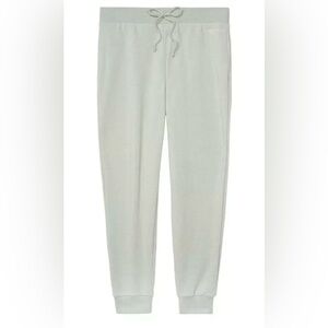 Victoria's Secret Cotton Fleece Mid Rise Jogger Sweatpants Soft Green
